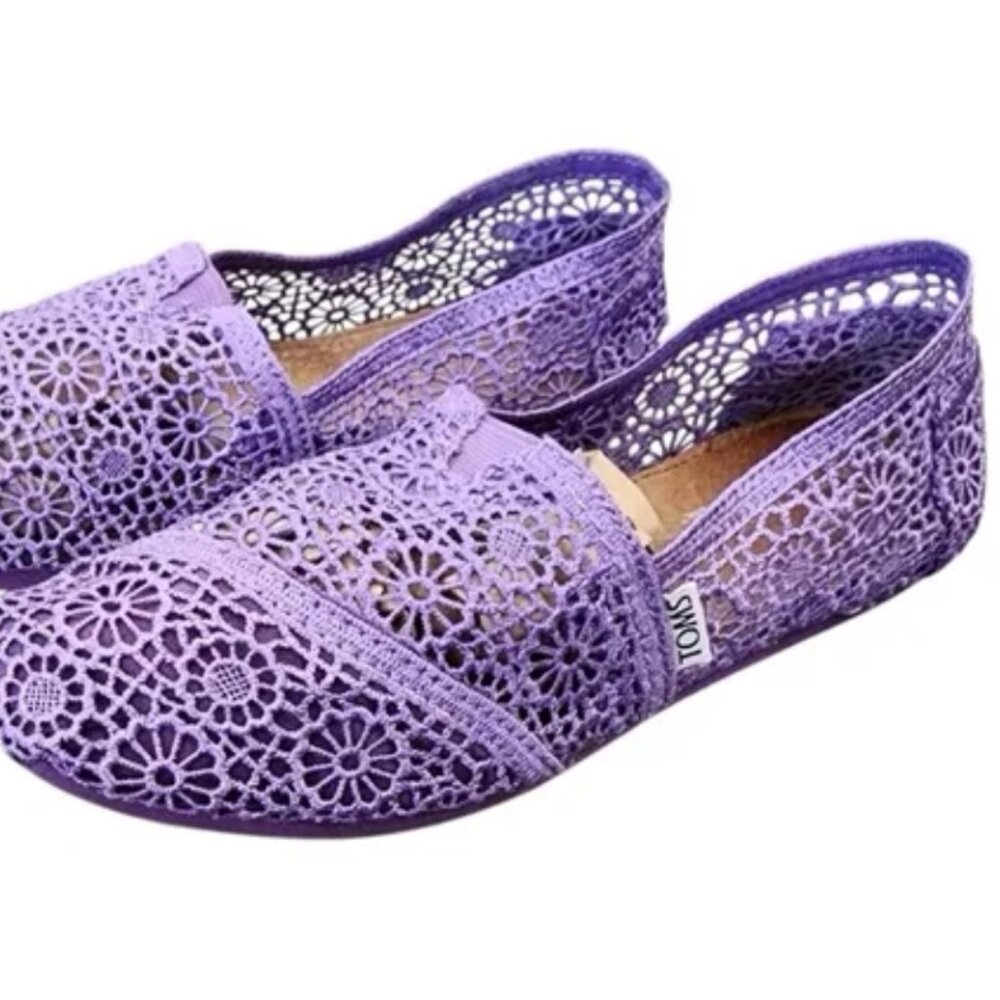 Purple Lace TOMS